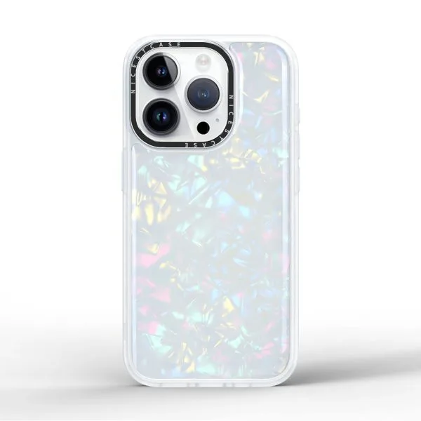 aikusu 3 メートル耐衝撃性オパールシェル電話ケース TPU PC 電話ケース iPhone 16 15 14 13 プロマックス 1