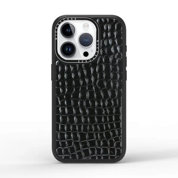 aikusu 3 メートル耐衝撃性ワニ皮 PU レザー電話ケース TPU PC 電話カバー iPhone 16 15 14 13 プロマックス 1