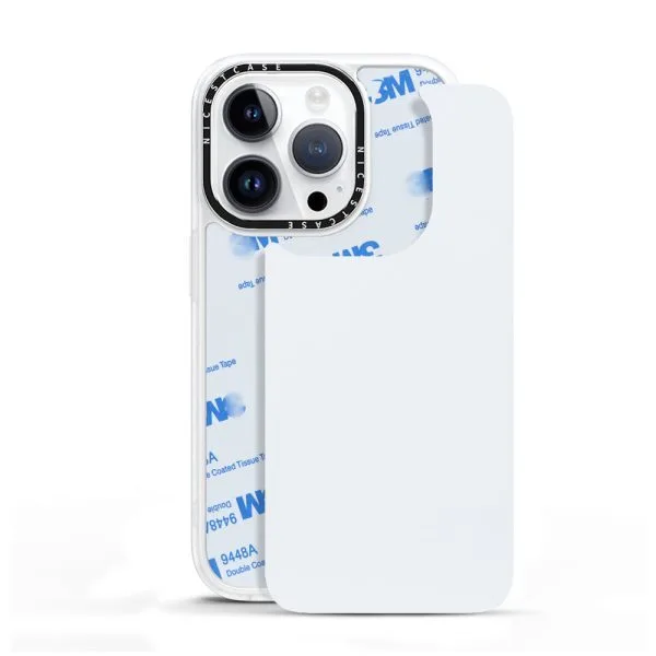 aikusu 3M Anti-Shock Custom 2D Sublimation Blank Case Wholesale Aluminum Plate TPU Matte Clear Phone Case For iPhone 16 15 14 13 Pro Max Case 1