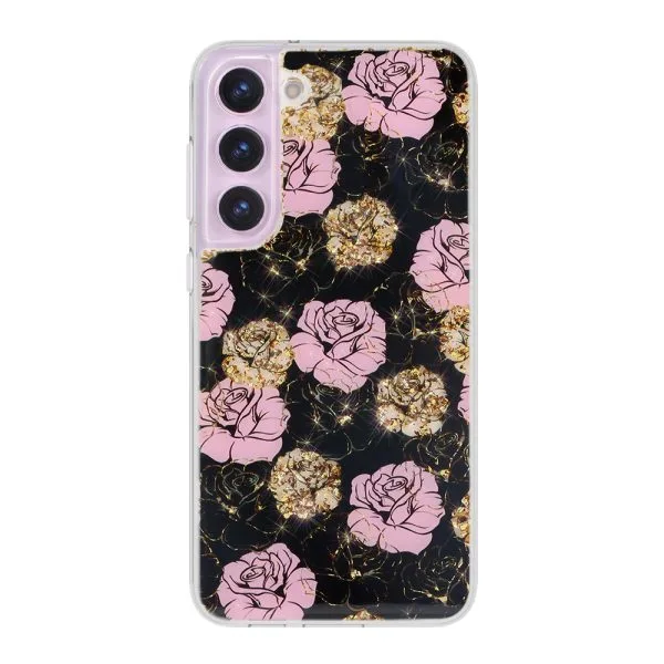 1,5 м противоударный чехол для телефона с УФ-печатью и розовым блеском для Samsung S22 S22Plus S23 S23Plus S24 S24Plus 1