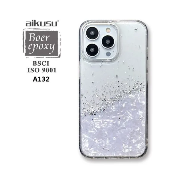 aikusu Cuciture Creative Imitazione Borsette Custodia per telefono TPU PC Foil Custodie per telefoni per iPhone 16 15 14 13 12 Pro Max 1