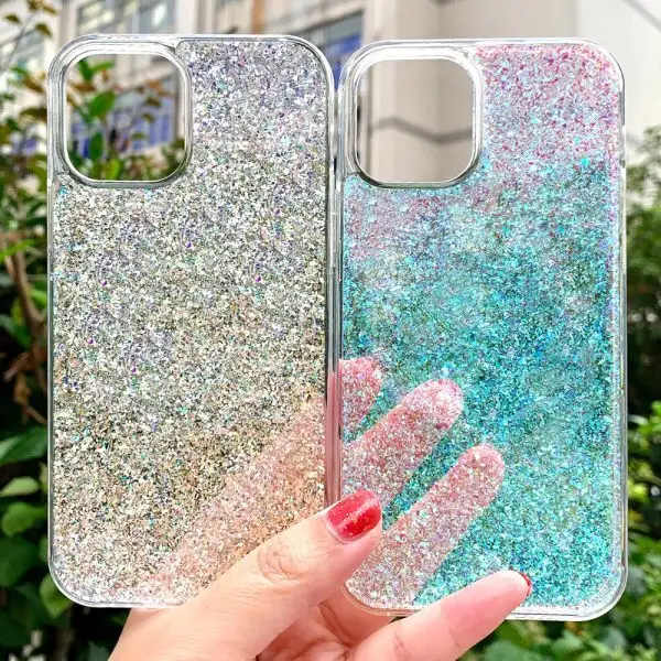 Custom Private Label Glitter Phone Case | Aikusu 4
