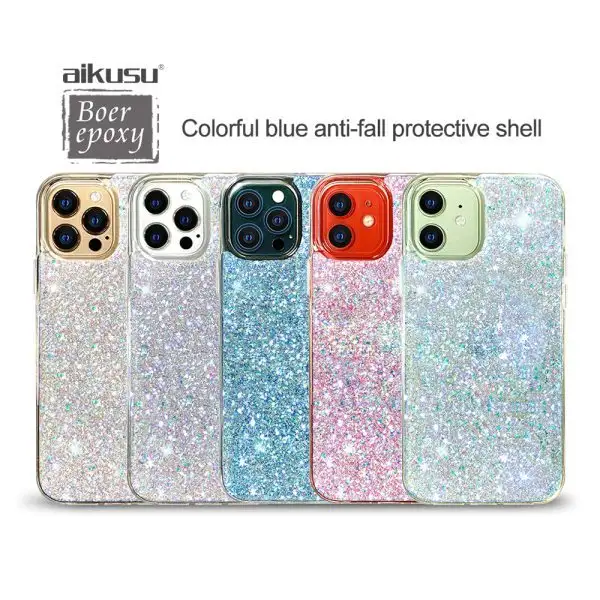 Custom Private Label Glitter Phone Case | Aikusu 7