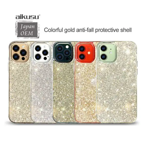 Custom Private Label Glitter Phone Case | Aikusu 8