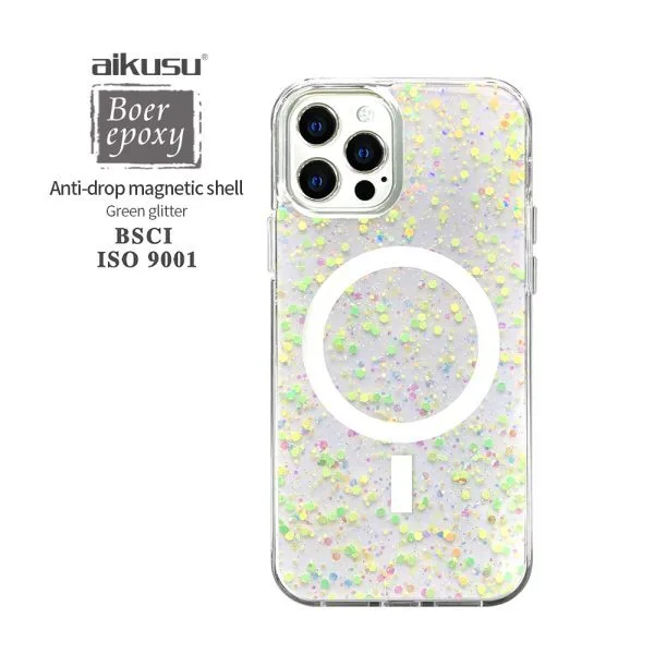 حافظة هاتف مغناطيسية مقاومة للصدمات من البولي يوريثان الحراري بطول 1.5 متر لهواتف آيفون 16 15 14 13 12 برو ماكس 1