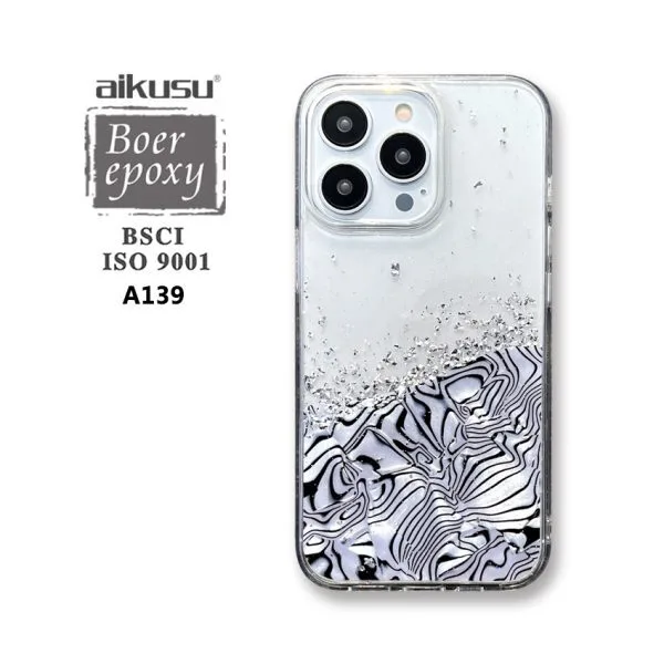 Custodie per telefono in lamina di PC TPU con guscio opale anti-shock da 1,5 m per iPhone 16 15 14 13 12 Pro Max 1