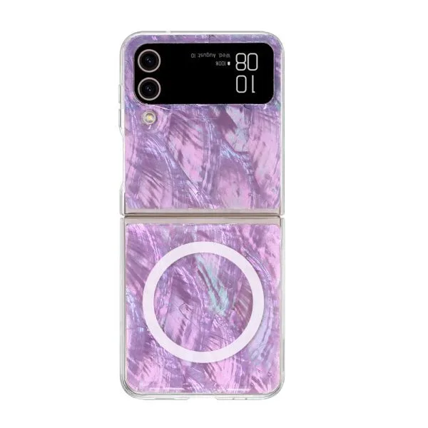 Capa de telefone magnética personalizada em resina epóxi anti-impacto de 1,5 m para Samsung Z-Flip4 1