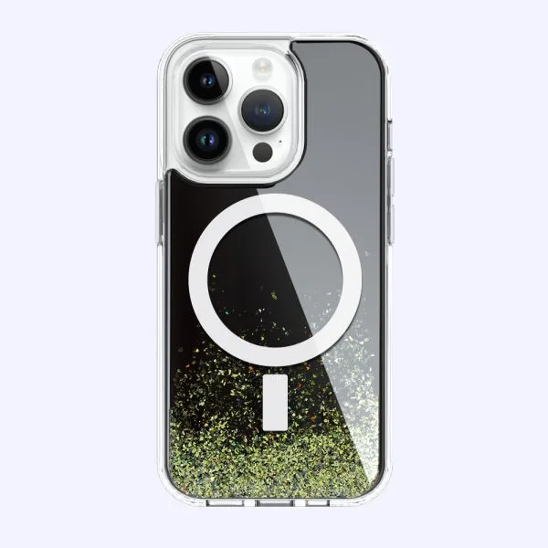 Cajas magnéticas del teléfono del espejo de la PC del brillo TPU de la protección contra caídas del 1,5m para el iPhone 16 15 14 13 12 favorable máximo 1