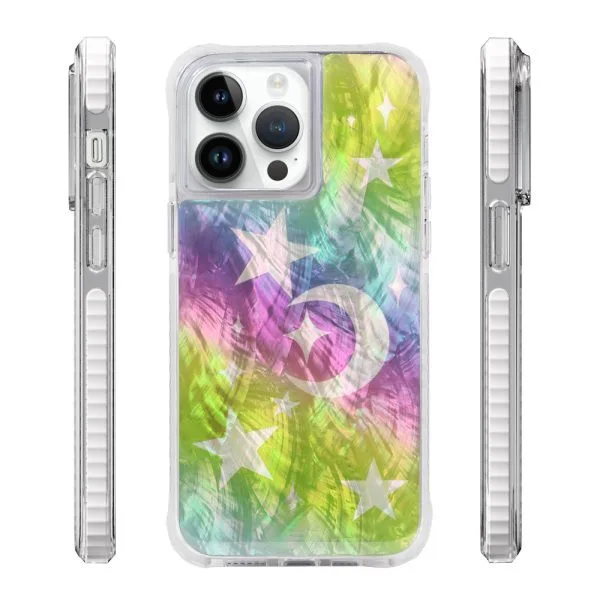 aikusu 5M Antiurto TPU PC TPE Naturale Madreperla Resina Epossidica Custodie per telefoni per iPhone 16 15 14 13 12 Pro Max 1