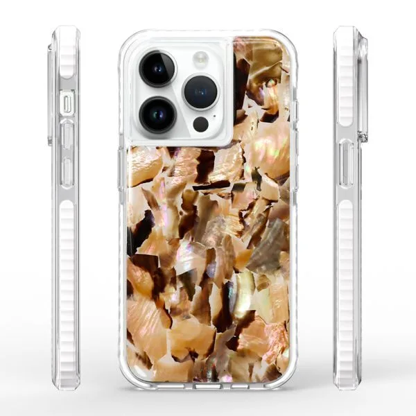 aikusu 5M Shock 3in1 TPU TPE PC Чехлы для телефонов с жемчужной смолой и эпоксидной смолой с беспроводной зарядкой для iPhone 16 15 14 13 12 Pro Max 1