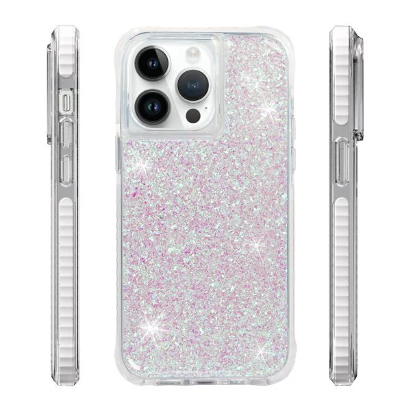 aikusu 5M 衝擊 TPU PC TPE 閃光樹脂環氧樹脂手機殼適用於 iPhone 16 15 14 13 12 Pro Max 1