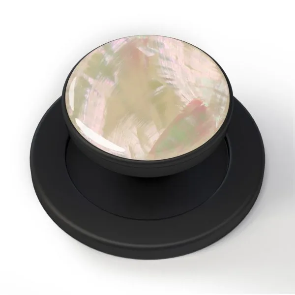 aikusu مخصص العالمي مكتب أم اللؤلؤ الأسود المغناطيسي قبضة الهاتف المحمول 1