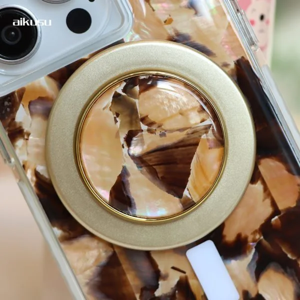 aikusu Presa personalizzata per telefono cellulare per supporto magnetico mobile per telefono cellulare Presa per presa per telefono con magnete Pop con rotazione a 360 gradi 1