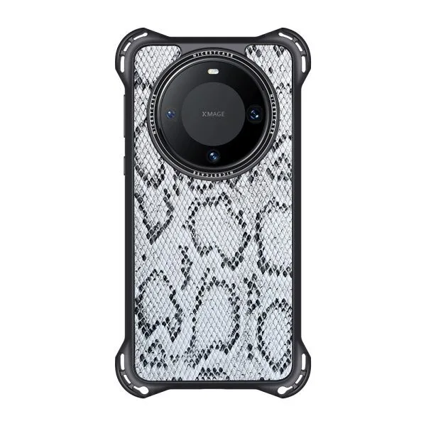 aikusu 客製化 PU 皮革手機套 蟒蛇皮手機殼 適用於華為 Mate 60 Pro 1