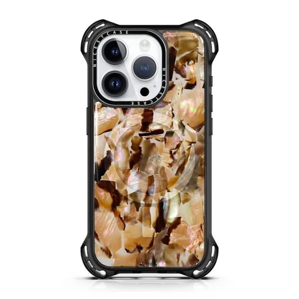 aikusu 7,5 M Anti-choque TPU magnético Natural madreperla fundas de teléfono para iPhone 16 15 14 13 Pro Max 1