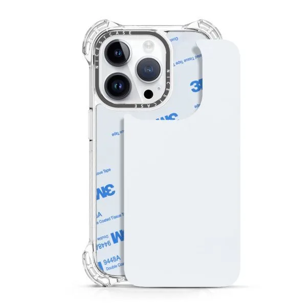 aikusu مخصص 2D التسامي علبة فارغة الألومنيوم لوحة بالجملة بولي TPU واضح قضية الهاتف آيفون 16 15 14 13 برو ماكس 1