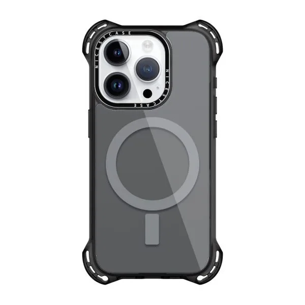 aikusu 黑色透明手機殼設計 TPU 磁性手機殼客製化適用於 iPhone 13 14 15 16 Pro Max 手機殼 1