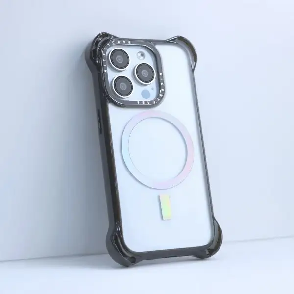 Aikusu 7.5M Shockproof TPU Clear Blank Phone Case Wholesale Custom Magnetic Phone Case for Iphone 16 15 14 13 Pro Max Case-1 12