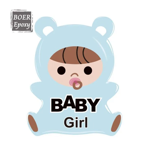 aikusu Etichetta epossidica in resina personalizzata personaggio dei cartoni animati per computer portatile frigorifero custodia del telefono 1