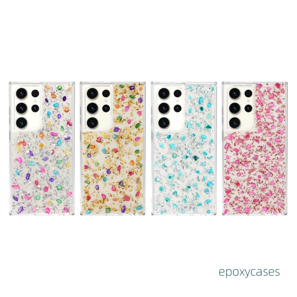 colorful gemstone stone 1.5M anti shock Android mobile phone case for Samsung S24 S23 Tailored manufacturer aikusu 1