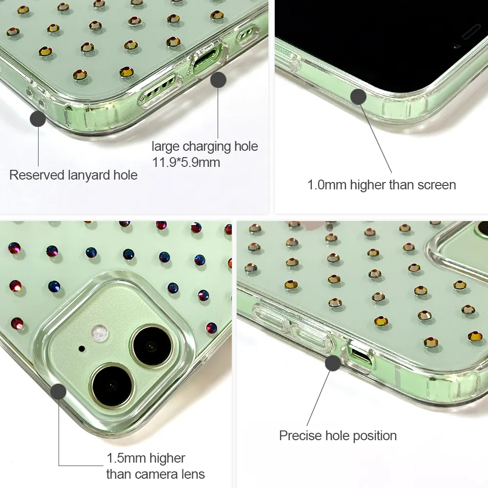 Custom Diamond Phone Case EXW - - Aikusu 5