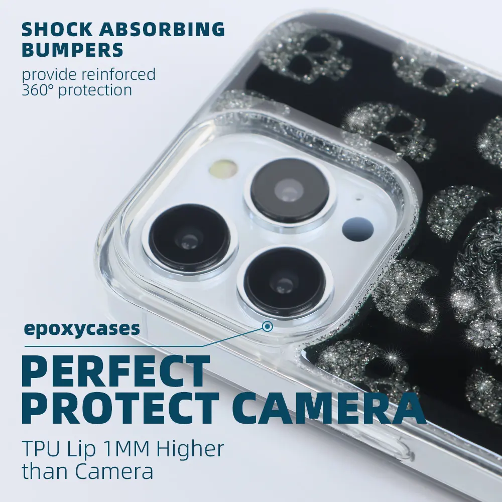 7.5M Shockproof TPU Clear Phone Case for iPhone 16/15/14/13 Pro Max | Aikusu 5
