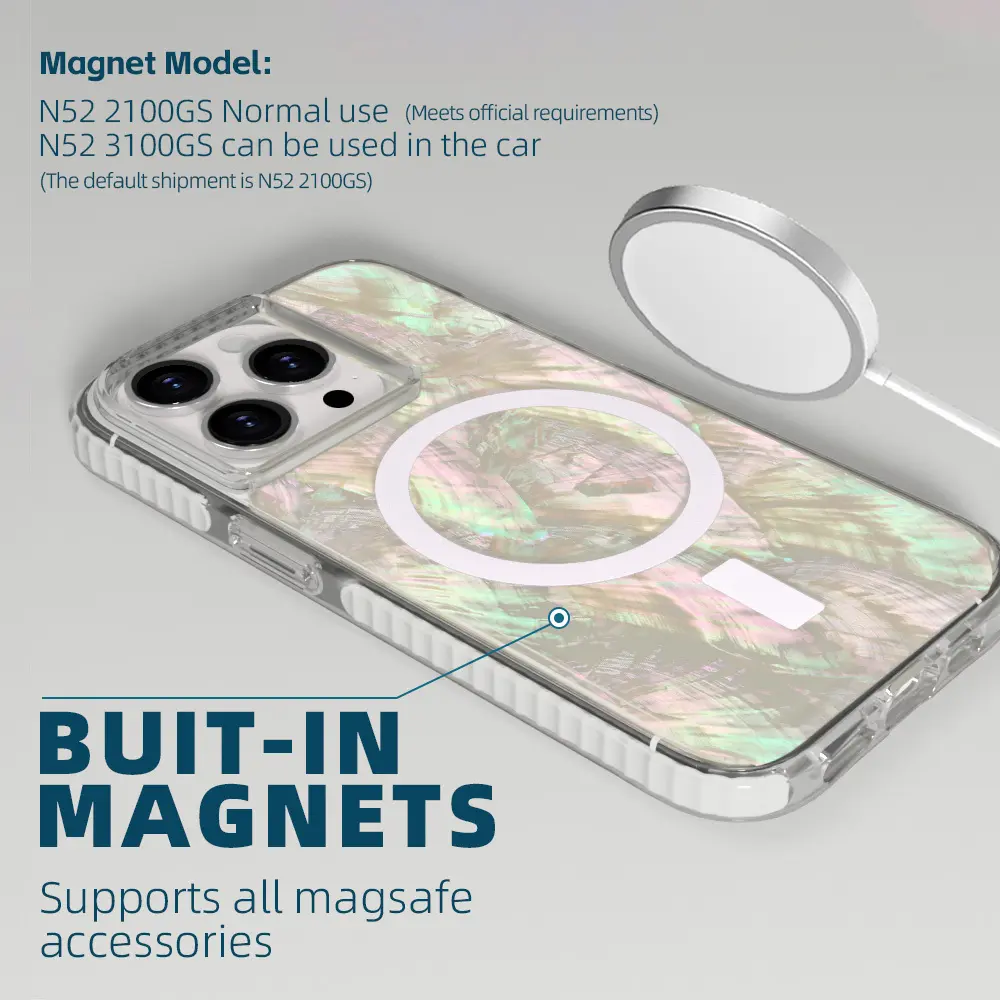 Fashion-inspired 1.5M Anti-Shock Mother of Pearl Phone Case | Aikusu 7