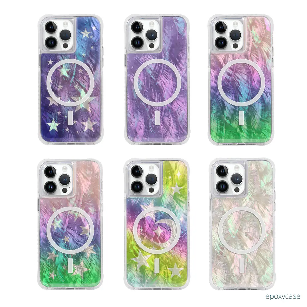 Fashion-inspired 1.5M Anti-Shock Mother of Pearl Phone Case | Aikusu 4
