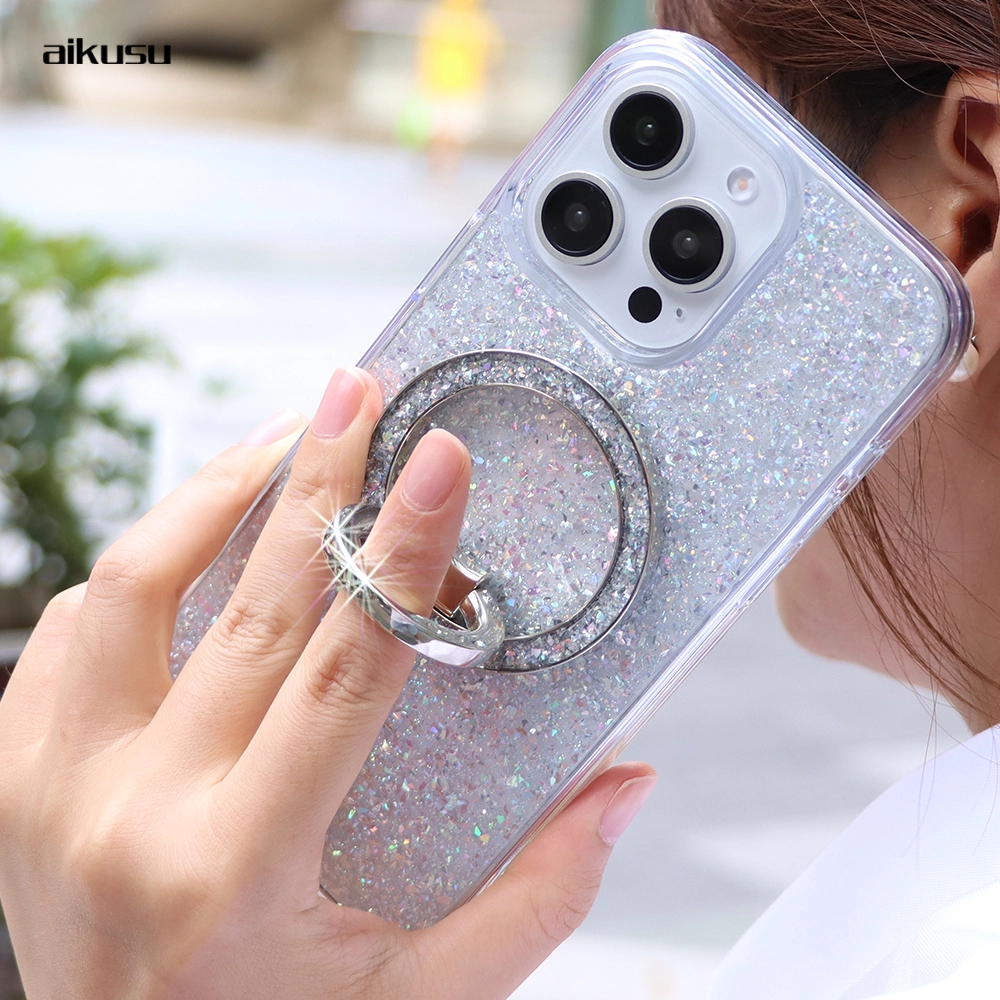 aikusu Glitter Magnetic Phone Stand 1
