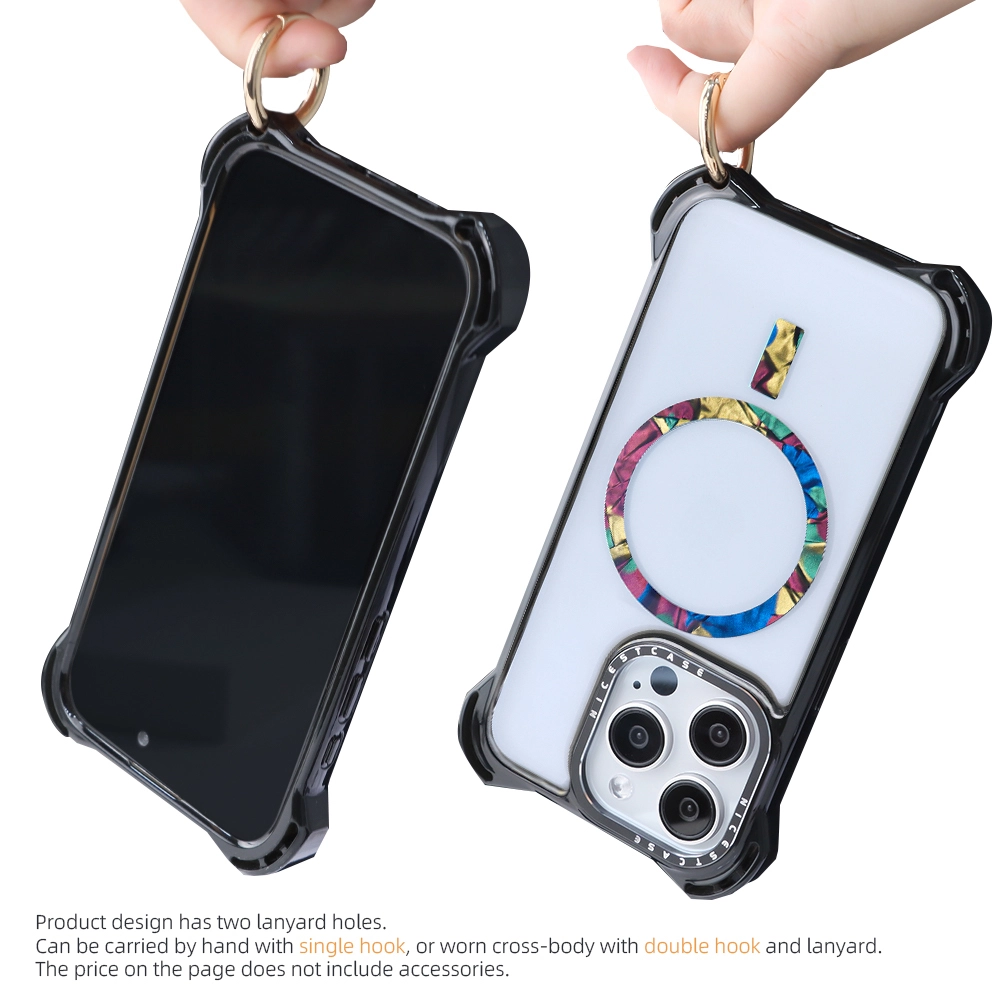 aikusu 7.5m drop-proof/anti shock transparent magnetic phone case E243 1