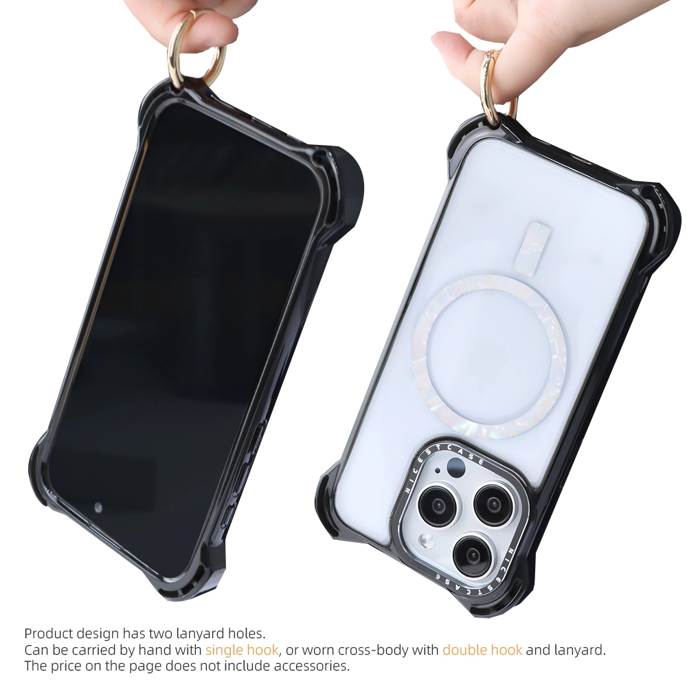 aikusu 7.5m drop-proof/anti shock transparent magnetic phone case E245 1