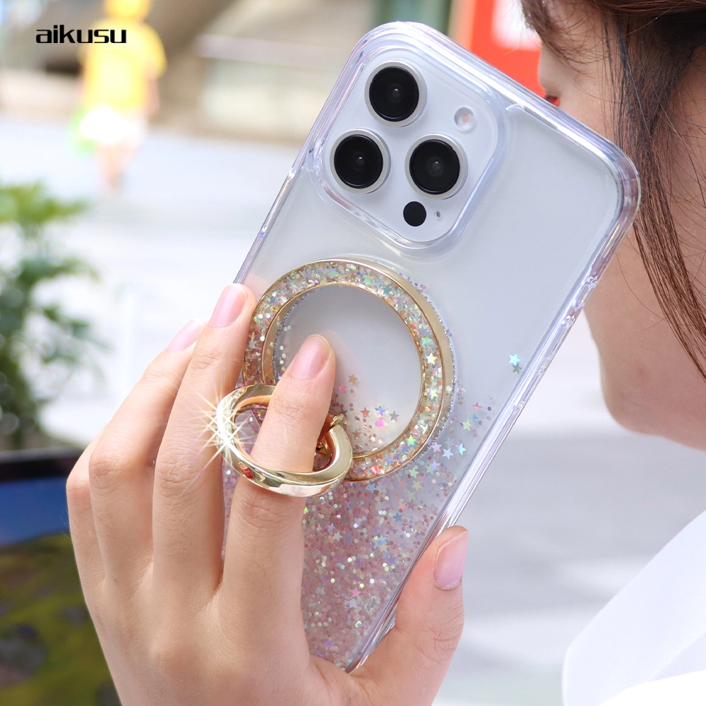 aikusu Glitter Magnetic Phone Stand W110 1