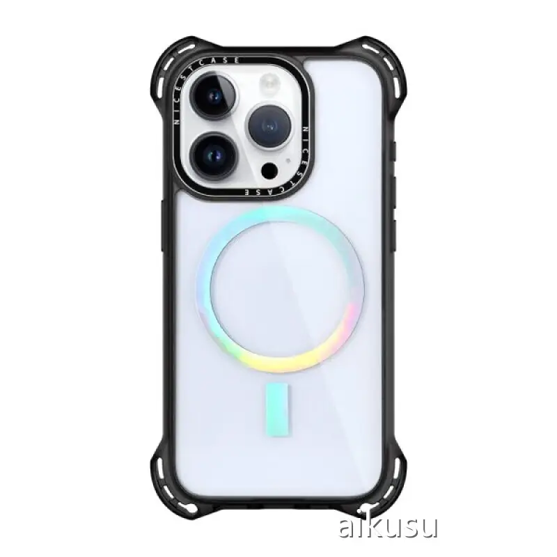 Aikusu 7.5M Shockproof TPU Clear Blank Phone Case Wholesale Custom Magnetic Phone Case for Iphone 16 15 14 13 Pro Max Case-1 1