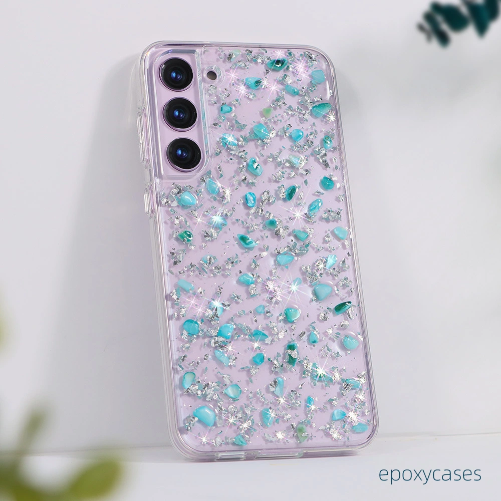 1.5M Anti Shock Colorful Gemstone Stone Android Mobile Phone Case for Samsung S23 S24 S2 Personalized Provider aikusu 1