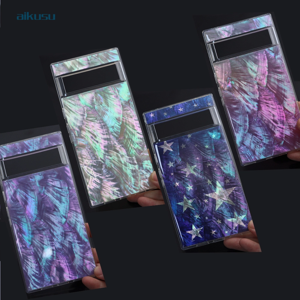 Iridescent 1,5m Drop Proof Natural Natural Pérothes UV Case de téléphone Google Imprimé Proviseur personnalisé Aikusu 1