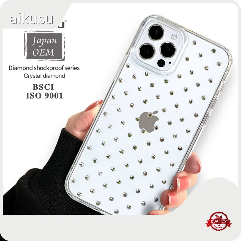 Custom Diamond Phone Case EXW - - Aikusu 1