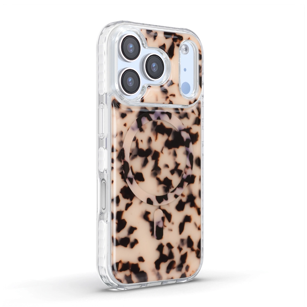 5M 耐衝撃 ブロンド トータスシェル スマホケース iPhone 17 Pro Max 大量購入 ファクトリー aikusu 1
