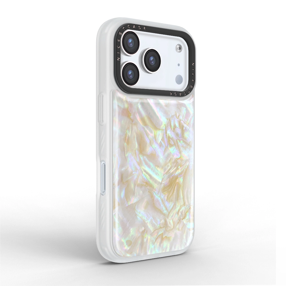 Excellent touching 3M anti shock mother of pearl phone case wholesale supplier aikusu 1