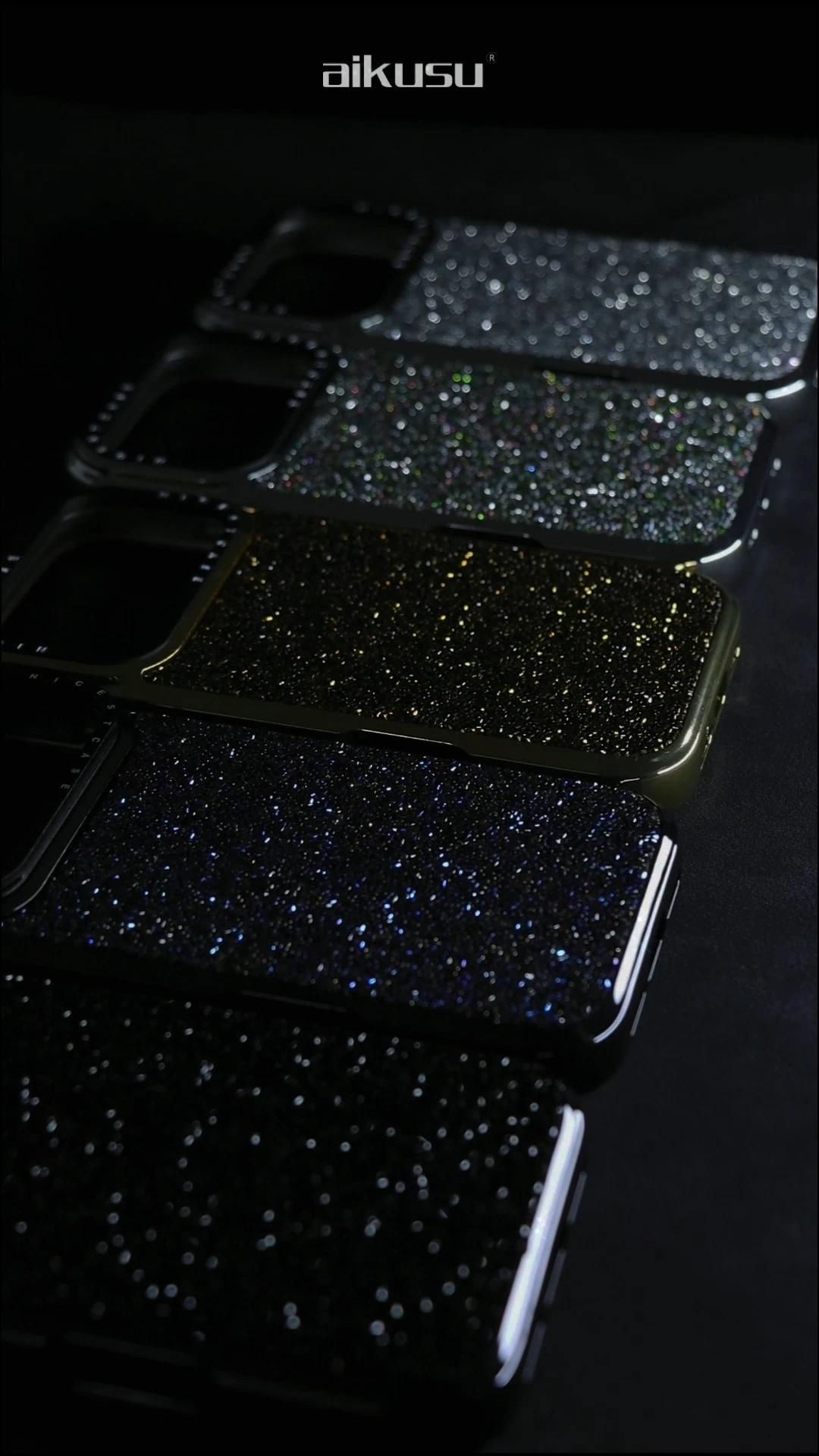 Étui iPhone Élégance Cristal Argenté 1